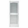14.5w 010140025001 Builders Edge Louvered Vinyl Shutters