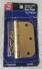 035061212475 Bulldog Corner Door Hindge Hardware Satin Brass Plated