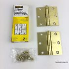 08-1100741 Stanley Lot Of Sets Satin Brass Door Hinges 033923329415