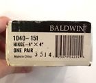 1040-151 Baldwin Hardware Hinge One Pair Satin Nickel Nib 723079042244