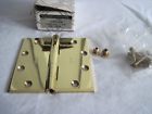 1045-030 Baldwin Polished Brass Hinge And Finials Nos