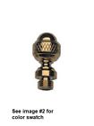 11-af-613d Von Morris Pairs Acorn Finial Oil Rubbed Bronze Finish