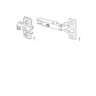 112460 112459 Ikea Hensvik Wardrobe Cabinet Door Dresser Hinge Ferrari Italy
