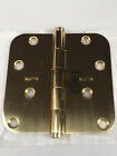 1140.030.i Baldwin Polished Brass Hinge Corner Plain Bearing Mortise