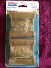 115-303 National Hardware Spring Hinges Dull Brass