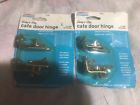 115-386 National Hardware Swing Cafe Door Hinge Lot Of Dull Brass