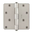 1240.150 Baldwin New Pair Of Hinges With Radius Satin Nickel Finish