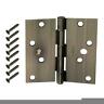 13674 Everbilt Antique Brass Square Corner Security Door Hinges 0030699136742