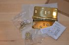 1440.031.1 Baldwin Radius Hinge Non Lacquered Solid Polished Brass 829846305793