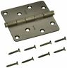 1440452i Baldwin Radius Mortise Hinge Distressed Antique Nickel 829846305977