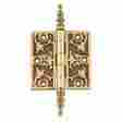 14412 The Renovators Supply Victorian Solid Antique Brass Door Hinge Steeple 3 1 2 096962411008