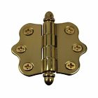 14435 The Renovators Supply Solid Brass Cabinet Hinge Vintage 096962352448