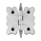 14441 The Renovators Supply Chrome Brass Cabinet Hinge Vintage 096962352493