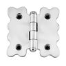 14443 The Renovators Supply Chrome Brass Cabinet Hinge Vintage 096962352516