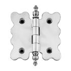14448 The Renovators Supply Chrome Brass Cabinet Hinge Vintage 096962352561