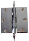 14556 The Renovators Supply Chrome Solid Brass Cabinet Hinge 096962353278