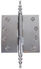 14568 The Renovators Supply Chrome Solid Brass Cabinet Hinge 096962353391