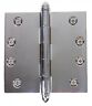 14571 The Renovators Supply Chrome Solid Brass Cabinet Hinge 096962353421