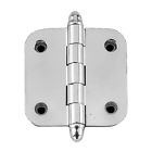 14644 The Renovators Supply Chrome Brass Cabinet Hinge Radius 096962353964