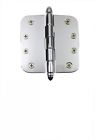 14680 The Renovators Supply Chrome Door Hinge Radius Brass 096962354121