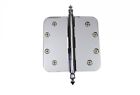 14693 The Renovators Supply Chrome Door Hinge Radius Brass 096962354268