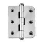 14763 The Renovators Supply Cabinet Hinge Chrome Solid Brass 096962412579