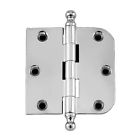 14768 The Renovators Supply Brass Vintage Cabinet Hinge Chrome 096962354718