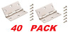 0306997 14982 Everbilt Satin Nickel Square Corner Door Hinge Hinges 030699149827