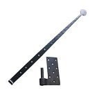 15725 The Renovators Supply Door Hinges Black Wrought Iron 096962361143