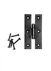 15737 The Renovators Supply Cabinet Hinge Black Wrought Iron 096962361235