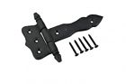 15740 The Renovators Supply Door Hinges Black Wrought Iron 096962361259