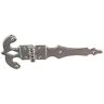 1575 Hardware Door Gate Refrigerator Hinge Large Polish Nickel Each