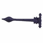 15803 The Renovators Supply Black Wrought Iron Door Strap 096962361815