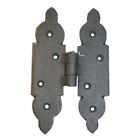 15916 The Renovators Supply Cabinet Hinges Black Iron Hinge 096962362706