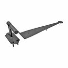 16011 The Renovators Supply Black Iron Offset Shutter Strap 096962363543