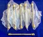 1710 Hager Set Of New Door Hinge Pin Shiny Brass Ball