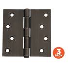 181-43 Design House Square Plain Bearing Mortise Hinge Pack 044321181673