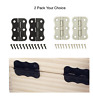 19814 Everbilt Satin Nickel Or Oil Rubbed Bronze Decorative Broad Hinges