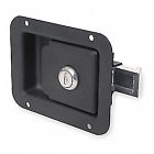 1xpb8 Grainger Approved Paddle Latch Keyed Black Powder Coated 190735035283