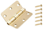 20784 Everbilt Satin Brass Radius Door Hinge Mounting Hardware 0030699207848