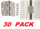 20824 Everbilt Satin Nickel Corner Steel Door Hinge In 030699208241
