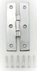 22211 The Renovators Supply Chrome Flush Cabinet Hinge 671839626428