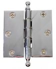24551 The Renovators Supply Chrome Solid Brass Cabinet Hinge 671839627951