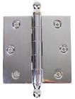 24560 The Renovators Supply Chrome Solid Brass Cabinet Hinge 671839627968
