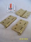 2500-db Pair Lawrence Brothers Satin Brass Finish Hinge