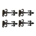 25797 The Renovators Supply Door Hinge Black Wrought Iron 096962415631