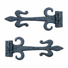 25799 The Renovators Supply Decorative Strap Hinge Wrought Iron 096962417222