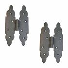 25916 The Renovators Supply Hinges Black Wrought Iron Rustproof 096962418809