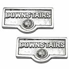 27743 The Renovators Supply Switch Plate Tags Downstairs Name 096962429355