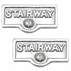 27763 The Renovators Supply Switch Plate Tags Stairway Name 096962429959